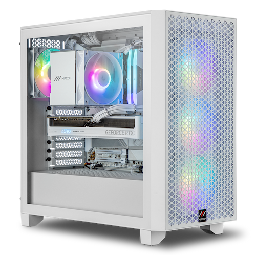 White Gaming PC Ryzen 5 7500F - RTX 5060 Ti | MIFCOM